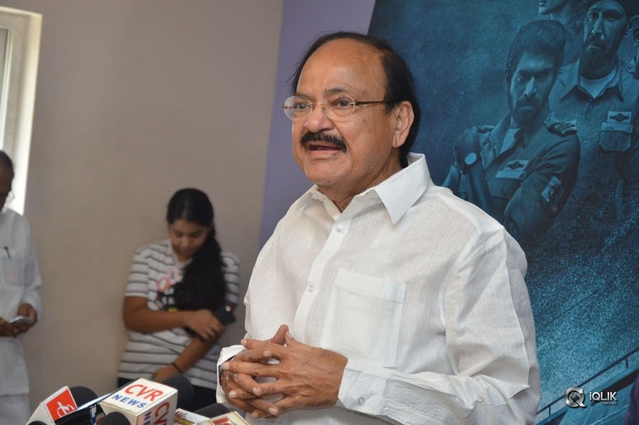 Venkaiah-Naidu-Watch-Ghazi-Movie-At-Prasad-Labs